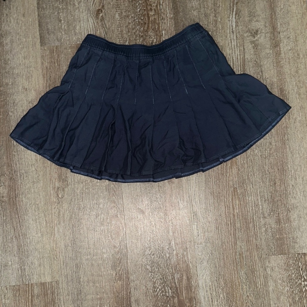 Abercrombie Kids Blue Mini Skater Skirt Pleated